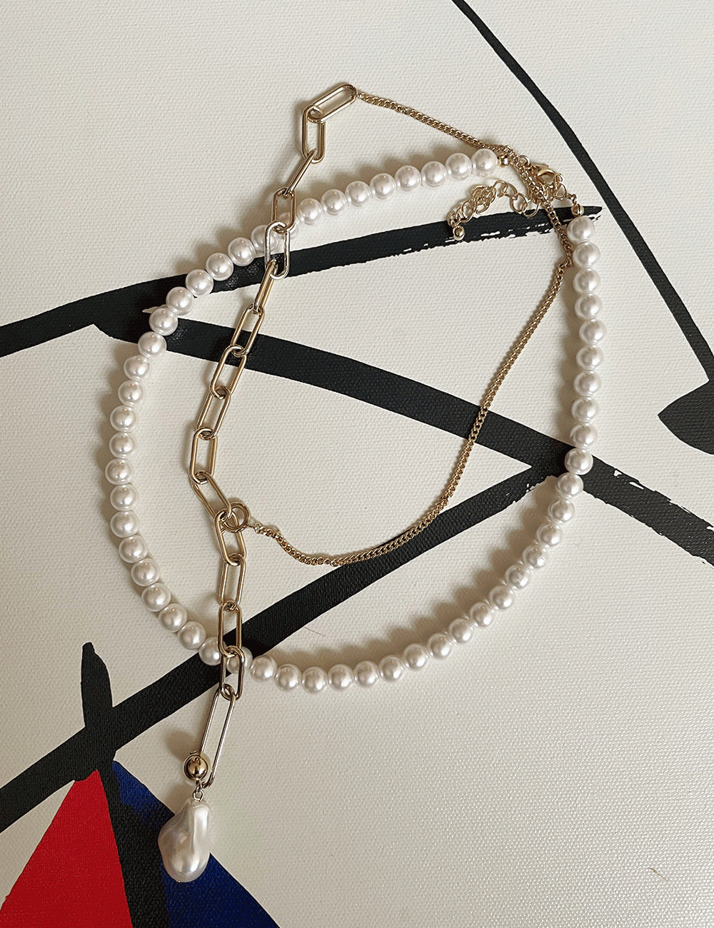 담수 진주-necklace